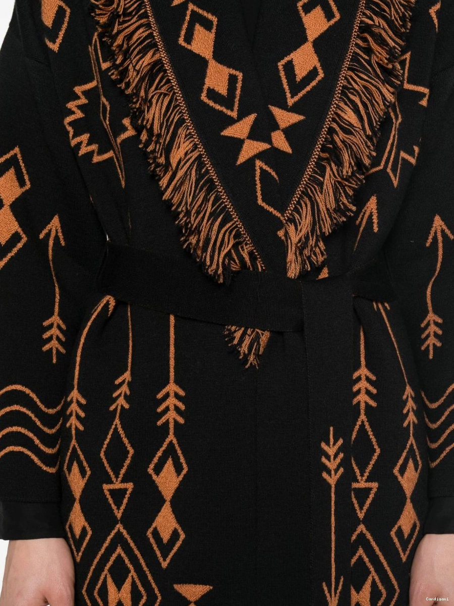 Cheap Women Mystic Alanui fringed Gate cardi-coat 0713